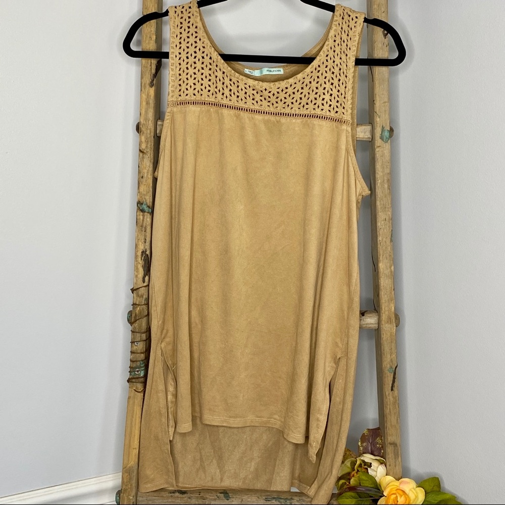 Suede Tunic Tank